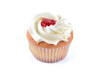 cupcakes isolated on white background