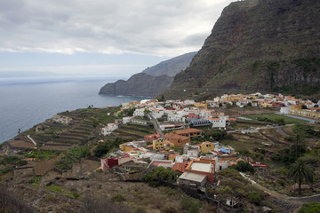 pastel-colored city La Gomera