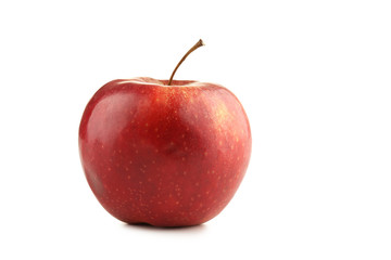 Red apple isolated on white background