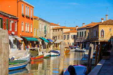Fototapeta na wymiar Island murano in Venice Italy