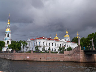 Journey through the canals in St. Petersburg, Russia