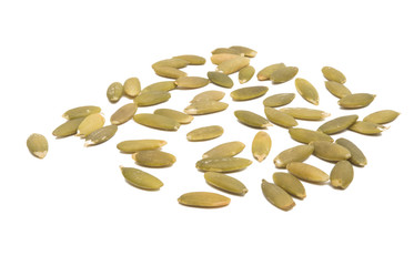 pumpkin seeds isolated