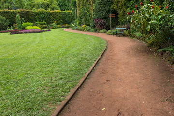 Garden at Terra Nostra park, Sao Miguel Iskand, Azores