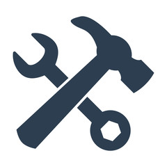 Service tool icons on white background.