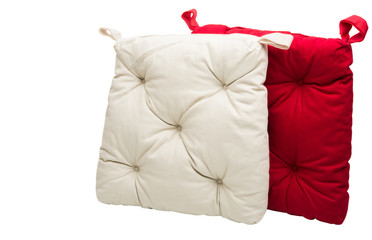 chair cushion puffy isolated