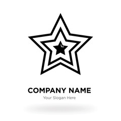 Obraz premium Star company logo design template, Business corporate vector icon