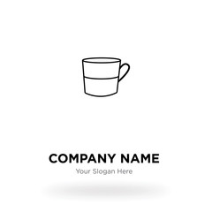 Cup company logo design template, Business corporate vector icon