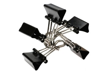 Binder clips for paper composition