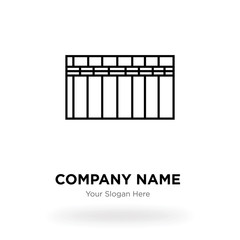 Heater company logo design template, Business corporate vector icon