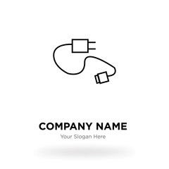 Charger company logo design template, Business corporate vector icon