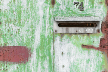 texture rusty iron gate