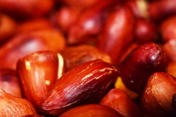 Peanuts at close range