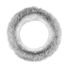 Furry decorative border