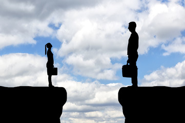 Concept of gender inequality in a career