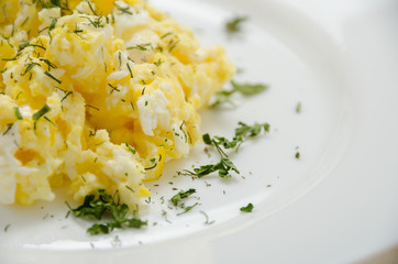 Omelet. Delicious dish for healthy life. Healthy food.