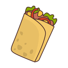 fast food flat icon