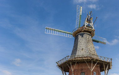 Frisia windmill in the historical center of Norden
