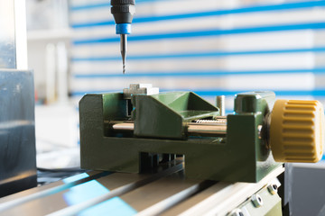 Processing of the plastic workpiece on CNC milling machine