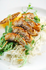 duck with noodles