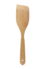 wooden spatula isolated