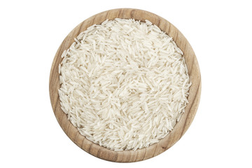 rice jasmine in a plate
