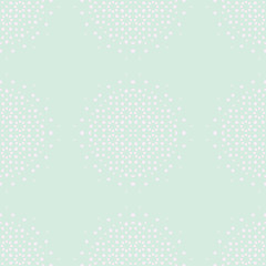 Spring Tender Colorful Seamless Pattern. Circles, Spots and Dots Endless Textures. Perfect for Pastel Background and Surface Design.
