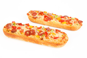 Baguette mit Salami