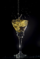 glass, spray, bottle.