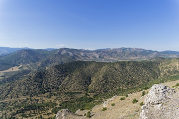 Crimean mountains.
