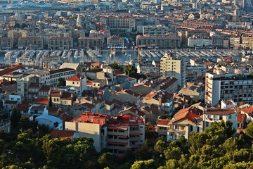 marseillie panoramic view france