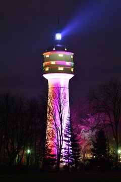 Wasserturm Gronau zu Nachteinblicken