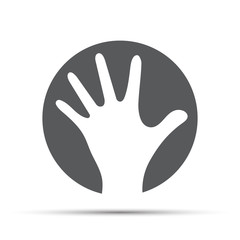 Hand sign icon