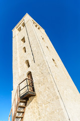 Fototapeta na wymiar Croatia Rab island tower tourist spot
