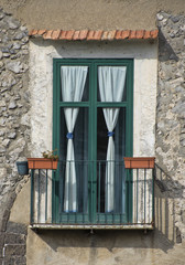 Fototapeta na wymiar Typical italian balcony