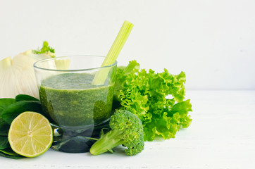 Green vegetable juice
