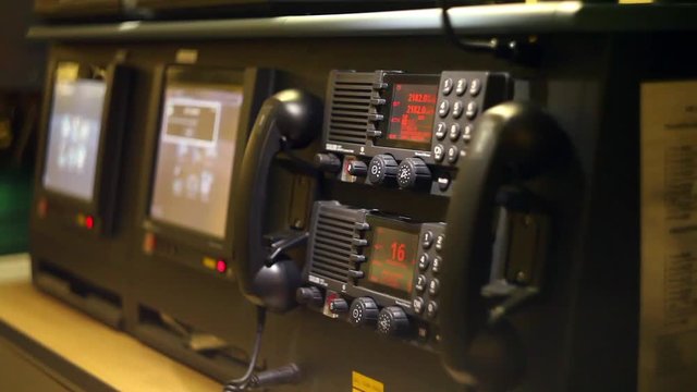 GMDSS radio console