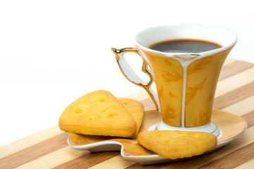 Wooden bench in the park