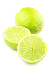 Lime isolated on white