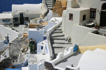 landscape of Santorini island Greece