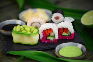 Vegetarisches Gemüse-Sushi