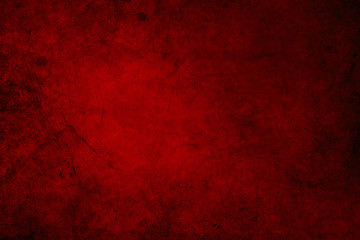 Red dark concrete texture grunge wall background