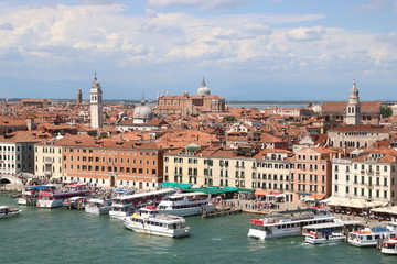 Fototapeta na wymiar les toits de Venise