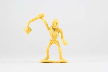 Skeleton Soldier Figurine with Mace