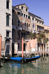 Fototapeta na wymiar Beautiful old building at Venice Italy