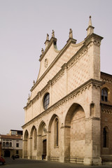 Fototapeta na wymiar The cathedral of Vicenza, Veneto , Italy