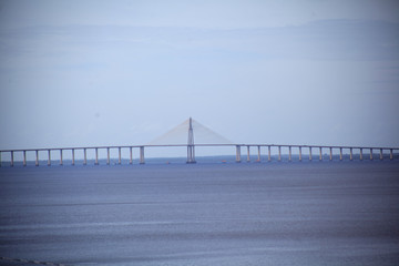 Fototapeta premium Bridge on beach