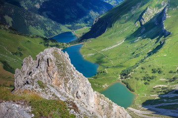 Drei-Seen-Blick im Tannheimer Tal, Österreich