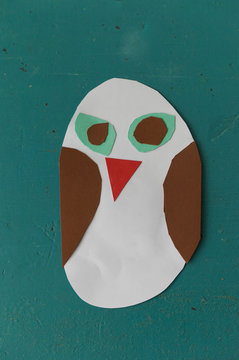 Eule aus Papier