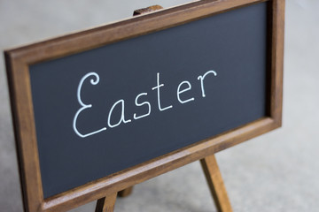 Rustic, modern, minimalist Easter sign
