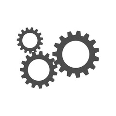 gear Icon vector flat design